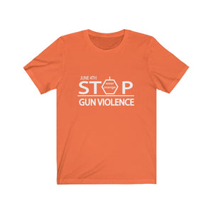 Open image in slideshow, STOP GUN VIOLENCE Unisex Jersey Short Sleeve Tee
